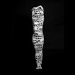 covered body with words
