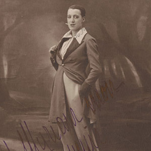 Postcards of female and male impersonators